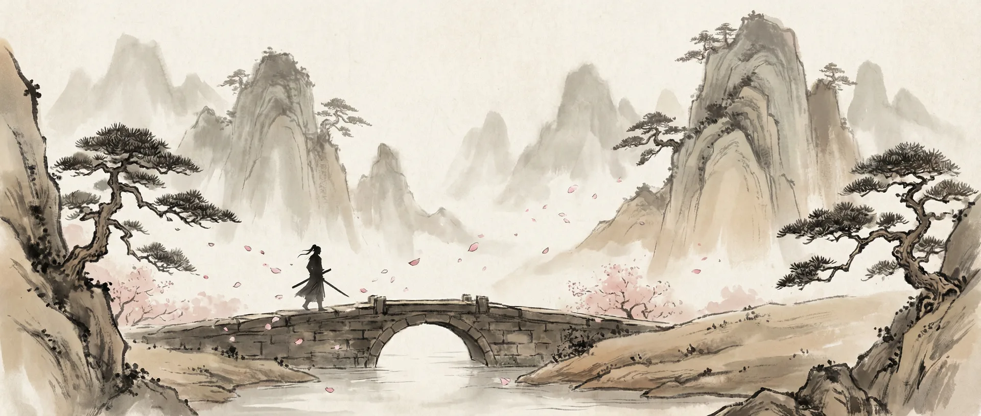 探花郎 - 小宝探花 水墨江湖背景